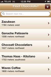 Chocolate Shops Near Your Location